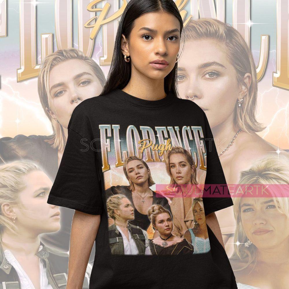 Retro Florence Pugh Vuitino Shirt